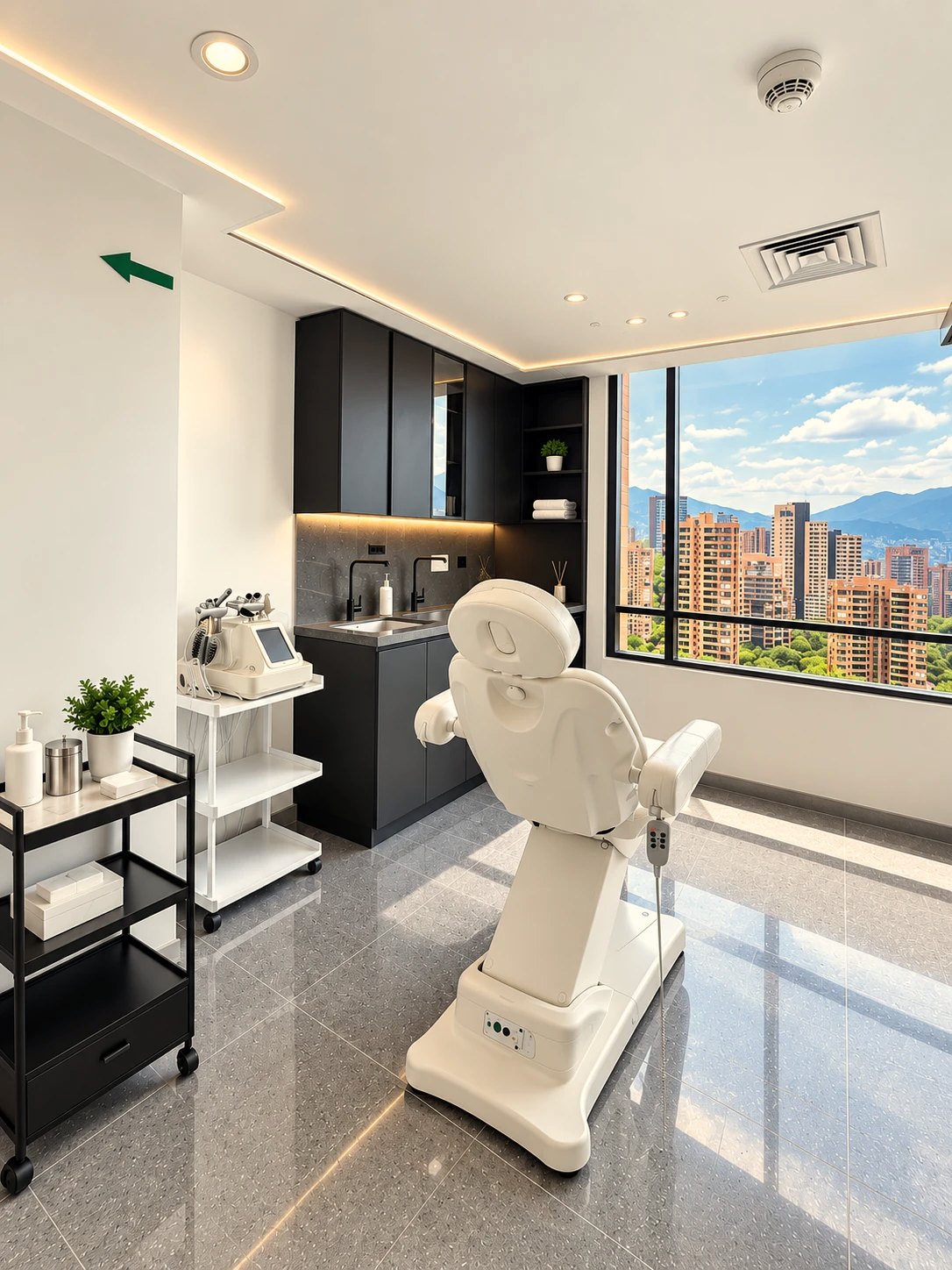 Sala de tratamientos de noon Clinic